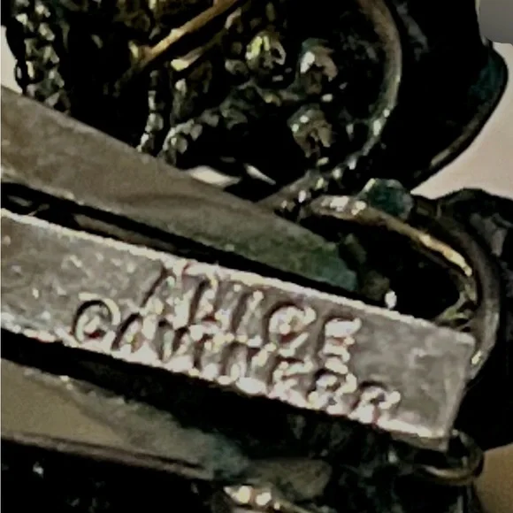 Alice Caviness Vintage Beaded Necklace & Clip-on Earrings Set - 1950s signed - Picture 3 of 6